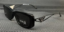 PRADA PR 14YS 1AB5S0 Black Grey Women's 53 mm Sunglasses picture