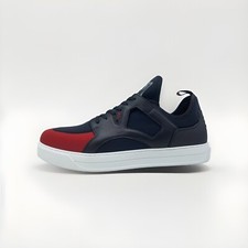 $750 Fendi Neoprene Black and Red Sneakers size US 12, EU 45 Made in Italy picture