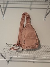 BEARPAW Women’s Pink Blush Nylon Sling Backpack Crossbody Bag picture
