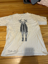 Porter Robinson Worlds Live White Graphic Print Crew Neck Tee Shirt L picture