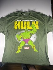 Marvel The Incredible Hulk Graphic T-Shirt Men Size 3xl Green NWT picture