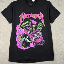 METALLICA Shirt Mens Medium BLACK  Heavy Metal MUSIC Rock Concert Skull NWT B picture
