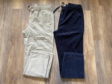 Men’s Corduroy Drawstring Pants, Size Medium, New, Lot Of 2, Casual Pants picture