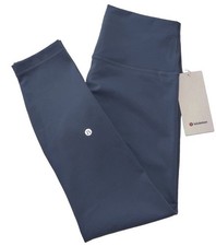 NWT⚡️LULULEMON⚡️SIZE 10⚡️WUNDER TRAIN HIGH RISE 28” TIGHT⚡️AUTHENTIC⚡️STEEL BLUE picture
