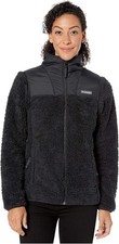 New Columbia Women's Winter Pass Fleece Full Zip Jacket- Black picture