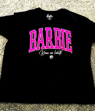 NWT Barbie Womens Plus Size XXL T-Shirt Pink Official Merchandise Graphic Tee picture