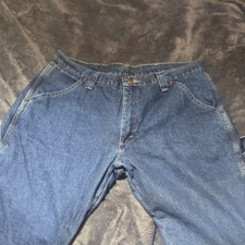 Wrangler Fleece Lined Carpenter Jeans 36x30 Vintage Workwear picture