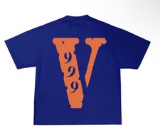 Vlone x Juice Wrld 999 (Blue) Tee SS20 - Men's Size L picture