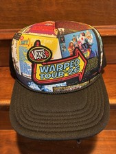 Vans Warped Tour 2026 Trucker Skateboard Hat Cap Mesh snap back picture