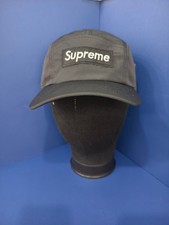 Supreme Men's Black Camp Baseball Cap Nylon Outdoor Adjustable New picture