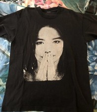 Retro Björk Debut Shirt Rare Design Black Cotton Shirt Unisex S-5XL WA0157 picture
