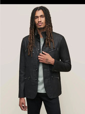 NWT - John Varvatos Jacket - Rare Kemper Coat - Coated Fabric - Org. $1,298 picture