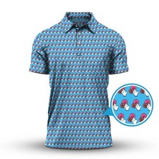 Two In The Pink One In The Stink Golf Polo Shirt, Funny Golfer Gift Men picture