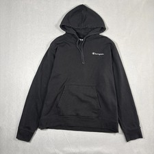 Champion Men's Size XL Black Hoodie Pullover Sweater Athletic Sweatshirt picture