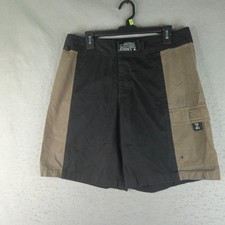 Jimmy Z Shorts Mens 34 Green Black Cargo Skater Surf Vintage USA Streetwear picture