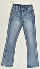 Rockin' C Cavender's Embellished Butterfly Bootcut Jeans Size 16 NWT picture