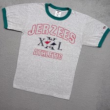 Vintage Jerzees Promotional Advertising Ringer T-shirt picture