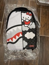 Sprayground Hello Kitty Brick Wall Split Backpack New Large School Backpack picture