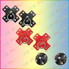Sexy Studded Leather Cross Nipple Pasties Covers??Reusable Adhesive Bra Stickers picture