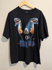 Vintage 1999 WWF Stone Cold Steve Austin Rattle Snake Arms T Shirt Wrestling XL picture