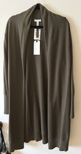 Leith Nordstrom ~ Open Front Cardigan, Olive Night, Medium, NWT picture