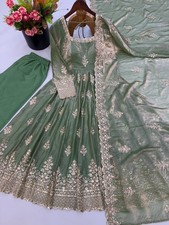 Gown Indian Bollywood Anarkali Dress Designer Salwar Kameez Pakistani Party Wear picture