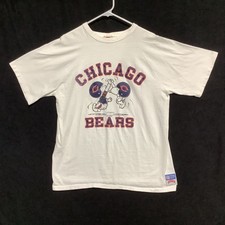 VTG Peanuts Snoopy Chicago Bears Nutmeg Mills T-Shirt XL USA Made Single Stitch picture
