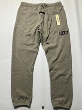 New Authentic Essentials Fear Of God Dark Oatmeal 1977 Sweatpants Size XL picture