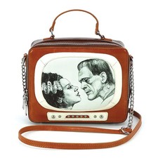 Frankenstein and Bride Tv Set Bag in Vinyl picture