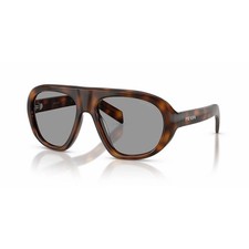 PRADA PR C05S 20D50Q Tortoise Grey Lens Oversized Sunglasses AUTHENTIC picture