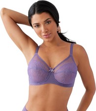 WACOAL RETRO CHIC FULL FIGURE UNDERWIRE BRA GRAPE # 855186-NWT picture