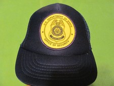 Vintage U.S DEPARTMENT OF STATE - OFFICE OF SECURITY Snapback Mesh/Foam Hat/Cap picture