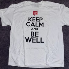 Walgreens T-Shirt Employee Tshirt Keep Calm Be Well XL Cleveland 20 Years picture