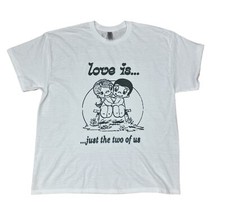 Love Is... Comic Strip Retro Vintage Graphic Design T-shirt Soft Style picture