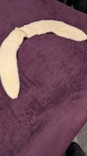 MINT Vintage Ivory Mink Fur Collar 29