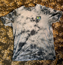 Quiksilver Men’s L Tie-Dye Logo Graphic Crew Neck Short Sleeve T-Shirt picture