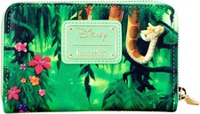 Loungefly Disney The Jungle Book KAA/Baloo & Mowgli Bare Necessities Zip Wallet picture