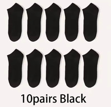 10-Pack Unisex Comfort-Fit Ankle Socks for All, Breathable & Lightweight  picture
