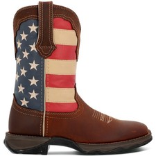 Lady Rebel Durango Patriotic Women's Pull-On Western Flag Boot RD4414 picture