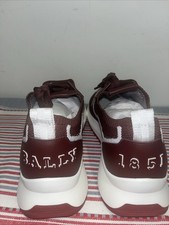 Bally Davyn 6300450 Men's Heritage Red & White Mesh Sneakers MSRP $620 picture