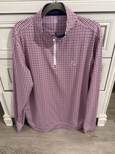 Rhoback Men’s Performance 1/4 Zip Large - USA Pattern - RARE, Soft And Stretchy picture