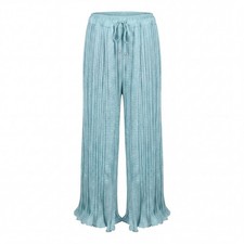 Waleed Peerzada Women's Feroze Zinnia Silk Crush Flow Pants | One Size Fits All picture