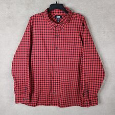 Alaskan Hardgear Shirt Mens 3XL Red Black Plaid Button Up Standard Fit Duluth picture