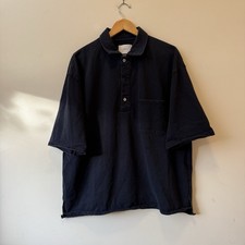 Stein Oversized Navy Cotton Short Sleeve Polo Sz Medium Japan Made Ssstein picture
