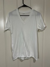 Vintage Single Stitch V Neck T Shirt Large picture