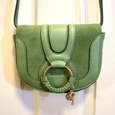 See by Chloe Green Hana Mini Adjustable Crossbody Bag Leather And Suede picture