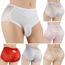Men's Sexy Lingerie-Sissy Pouch Panties Boxer Briefs Gay Underwear Knickers US picture
