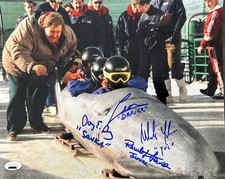 Cool Runnings Movie Jamaica Bobsled Official Cast Signed 11x14 Photo 4 picture