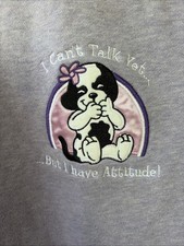 Vintage Little Big Dogs Baby Girls Romper Size 6-12 Months Purple Princess Y2K picture
