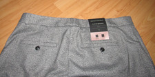 $99 NWT New BANANA REPUBLIC Women's Sz 12 Dress Pants GRAY Washable Avery Flat picture